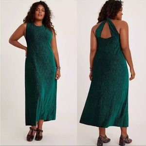 MAEVE Adrienne twist halter dress SM